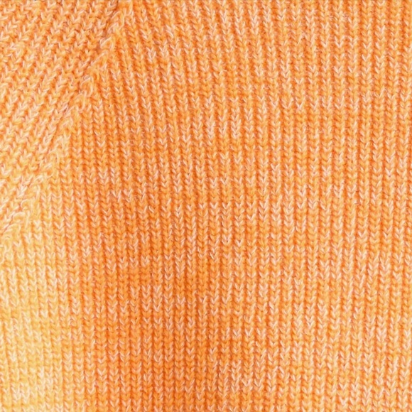 Free People Mock Neck Pullover Sweater Orange Zest Size XS - Picture 3 of 12